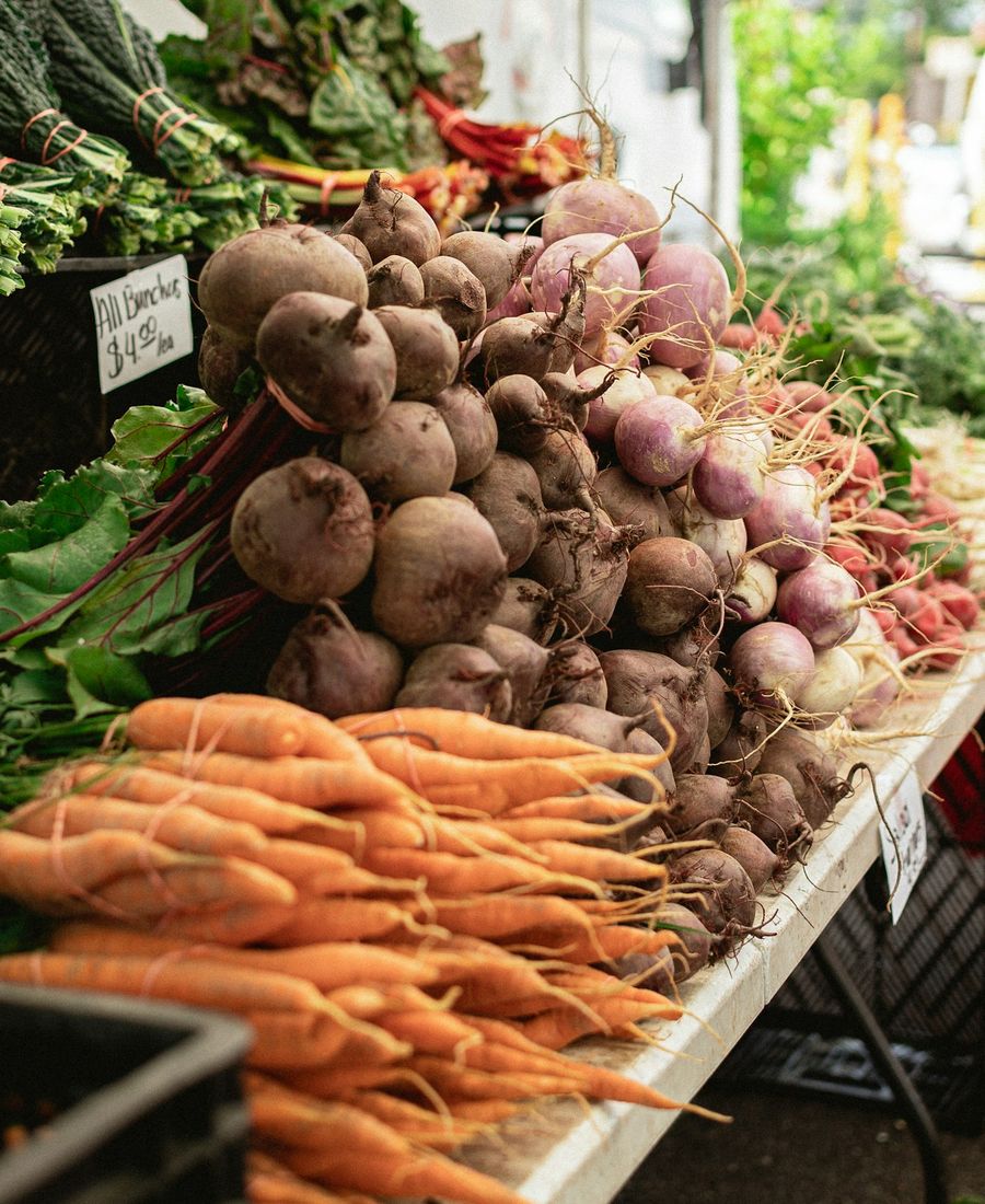 Carrots and beets